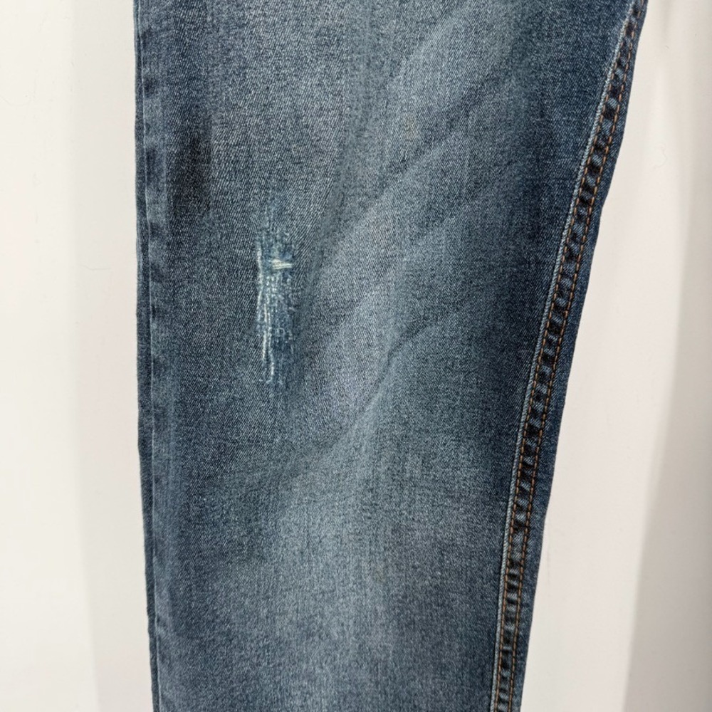 Coca-Cola Jeans Mens Jeans 32 Blue Skinny Stretch‎ Distressed Whiskered Denim - Picture 16 of 16